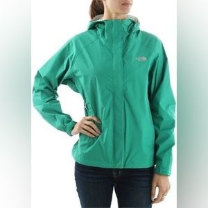 The North Face Green rain Jacket